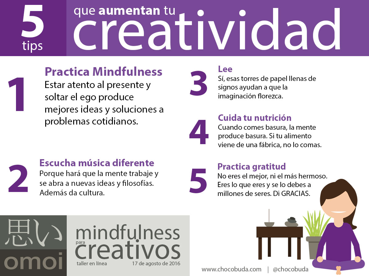 Aumenta Tu Creatividad Con Estos 5 Tips - Chocobuda